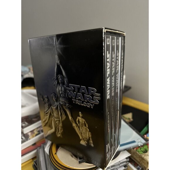 Star Wars Trilogy (DVD, 2004, 4-Disc Set, Widescreen Edition) - Picture 1 of 1
